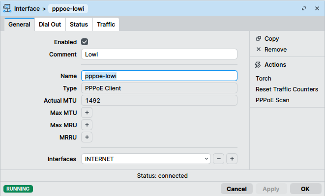 creacion de interfaz